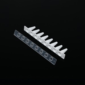 0.1mL White 8-Strip PCR Tubes