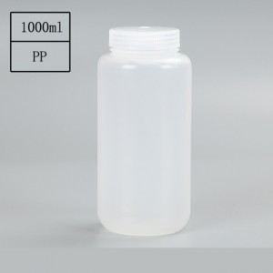 1000 ml plastikust reaktiivipudelid