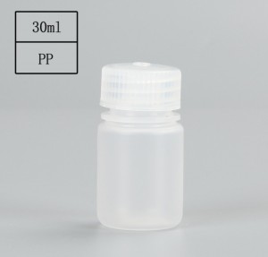 30 ml plastmasas reaģentu pudeles