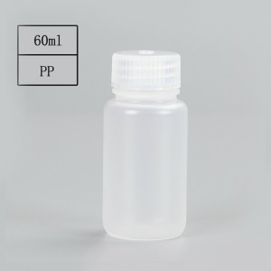 60ml plastik reagent şüşələri